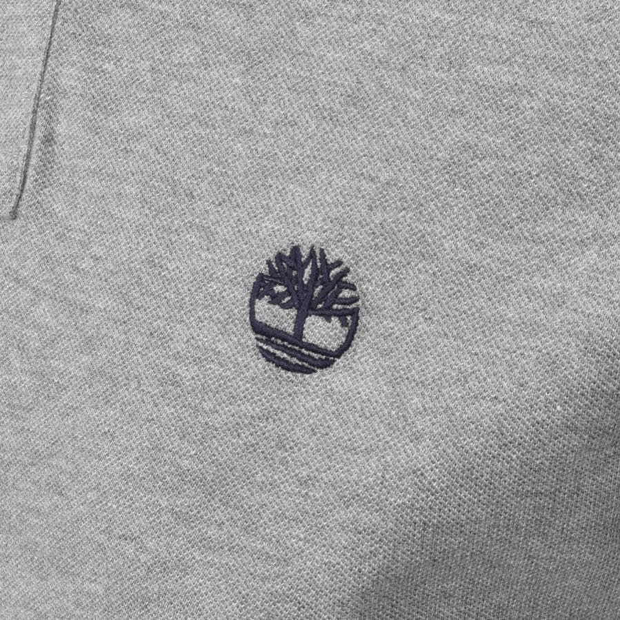 Alternative Image for ProductTimberland Logo Short Sleeved Polo T Shirt Grey3